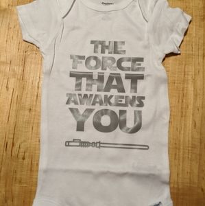 The Force That Awakens You Baby Onsie